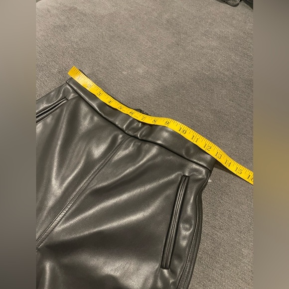 House of CB Mistress Rocks faux leather flare pants - Picture 8 of 11